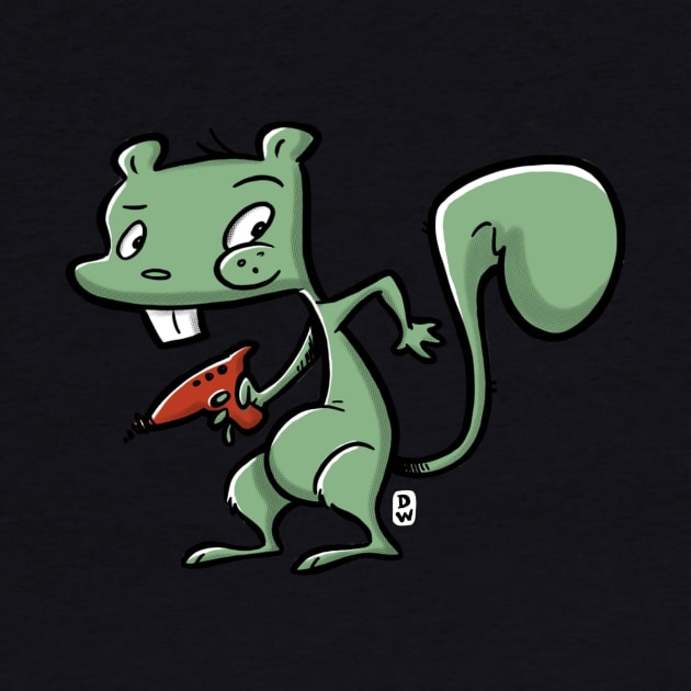 laser squirrel by Woodsonart